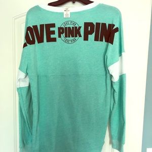 NWT “Pink” Turquoise lounge light weight sweater